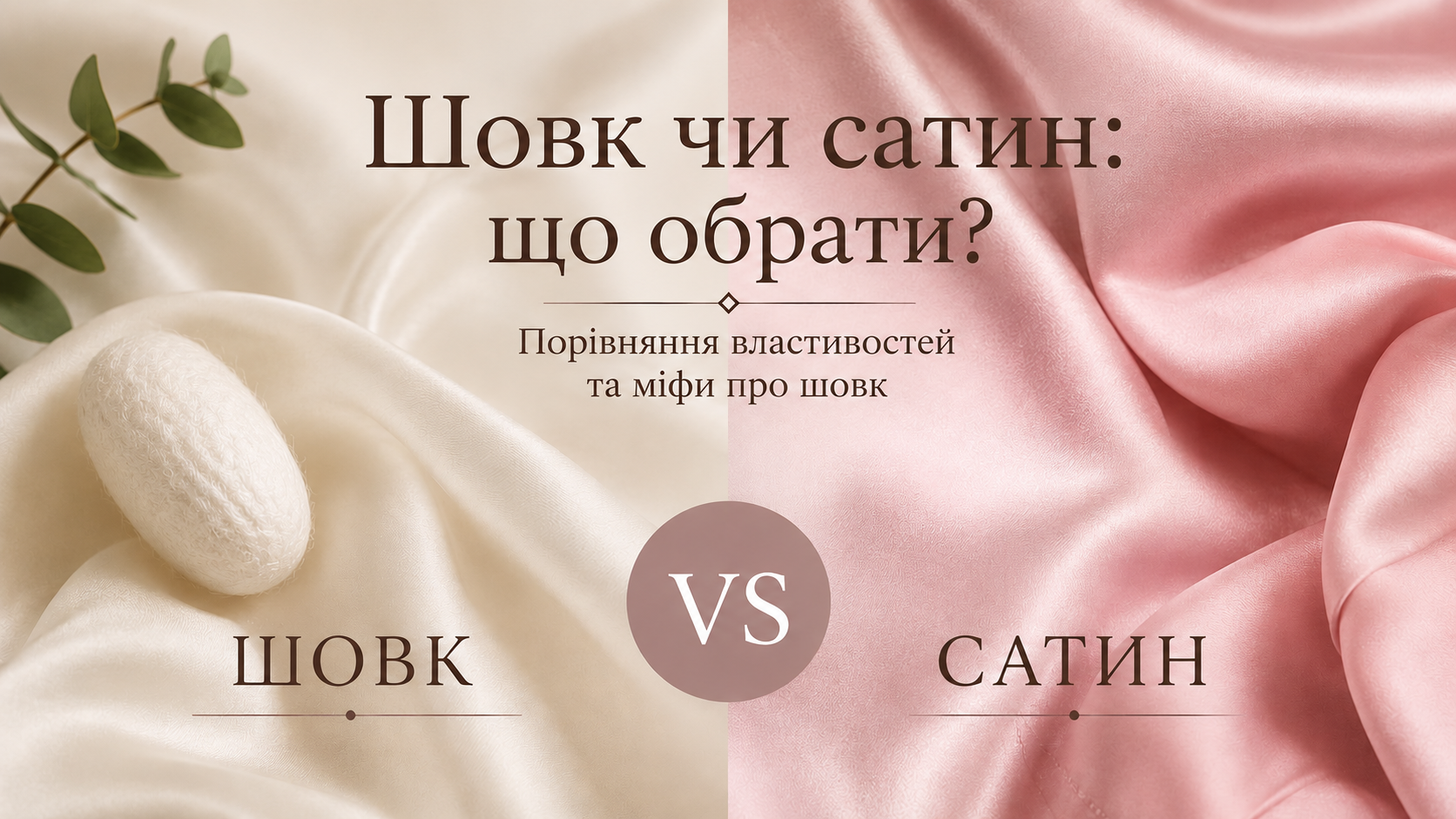 Шовк чи сатин: що обрати?